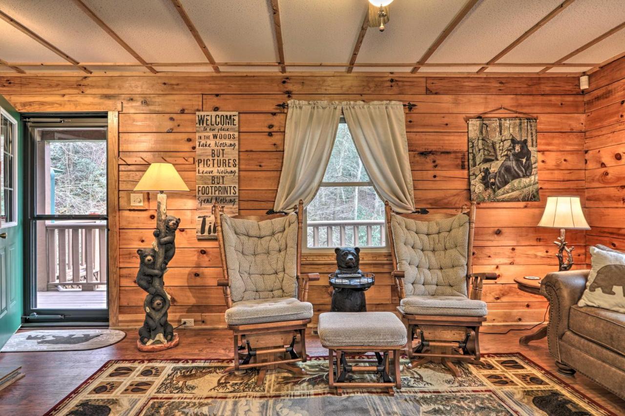 Smoky Mountain Cozy Cove Cabin Deck And Fire Pit! Cosby Exterior foto